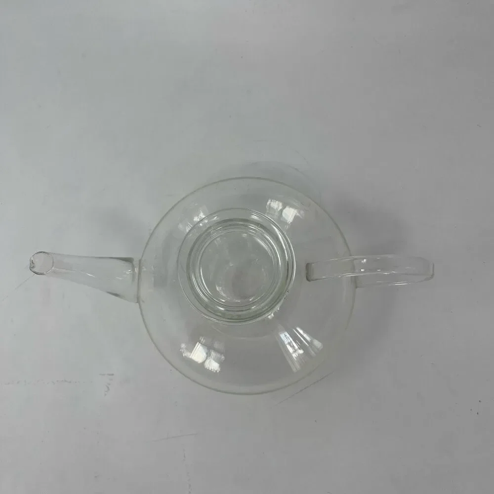 Schott Mainz Jenaer Glas Teapot, 1L W/Infuser And Lid Vintage